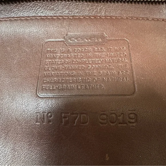 Vintage Coach Maggie Duffle 9019 in Mahogany Brown Leather, USA - Picture 8 of 9